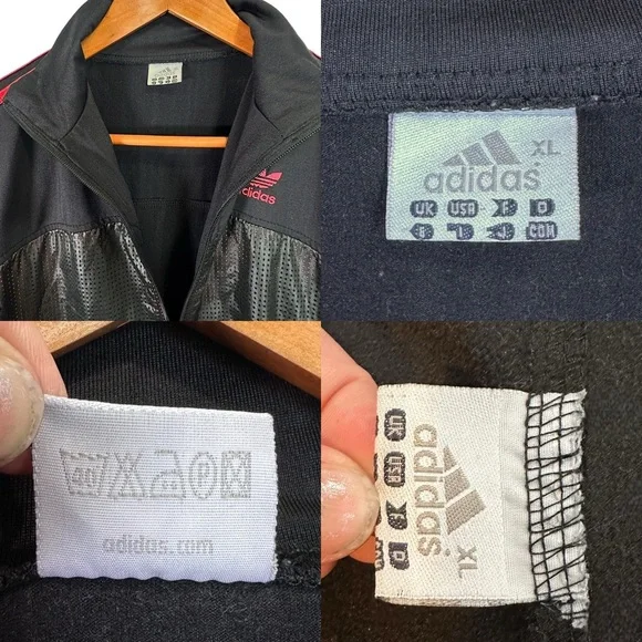 Adidas Black/Pink Athleisure Track Suit Jacket Pants Set GIRLS XL - Picture 15 of 15